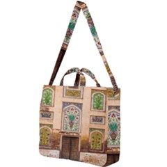 Mosque Square Shoulder Tote Bag by artworkshop