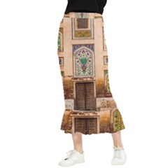 Mosque Maxi Fishtail Chiffon Skirt