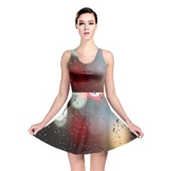 Rain On Window Reversible Skater Dress by artworkshop