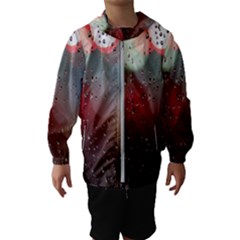 Rain On Window Kids  Hooded Windbreaker by artworkshop