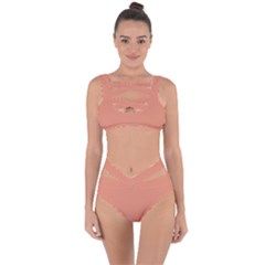 Cool Orange	 - 	bandaged Up Bikini Set by ColorfulSwimWear