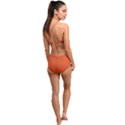 Dark Fire Orange	 - 	High Waist Tankini Set View2