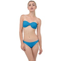 Cerulean Blue	 - 	classic Bandeau Bikini Set by ColorfulSwimWear