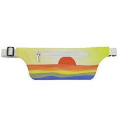 Sunset Nature Sea Ocean Active Waist Bag