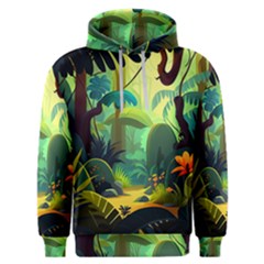 Jungle Rainforest Tropical Forest Men s Overhead Hoodie by Ravend