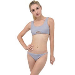 Harbor Mist Grey	 - 	the Little Details Bikini Set by ColorfulSwimWear