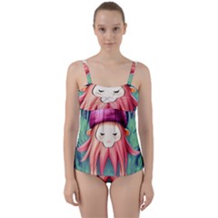 Toadstool Necromancy Mojo Twist Front Tankini Set by GardenOfOphir