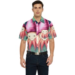 Toadstool Necromancy Mojo Men s Short Sleeve Pocket Shirt 