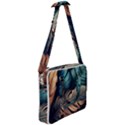 Ai Generated Leaves Foliage Plants Cross Body Office Bag View2