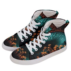 Mushroom Giant Explore 3d Men s Hi-top Skate Sneakers