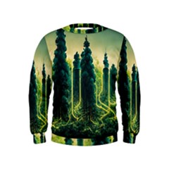 Ai Generated Soil Forest Crisis Nature Kids  Sweatshirt