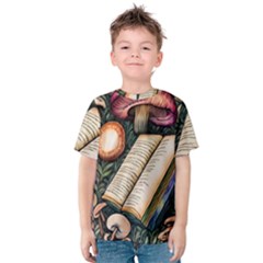 Conjure Mushroom Charm Spell Mojo Kids  Cotton Tee