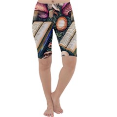 Conjure Mushroom Charm Spell Mojo Cropped Leggings 