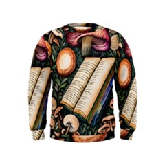 Conjure Mushroom Charm Spell Mojo Kids  Sweatshirt