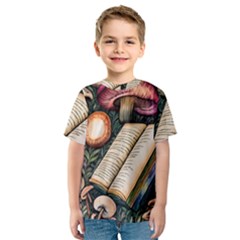 Conjure Mushroom Charm Spell Mojo Kids  Sport Mesh Tee