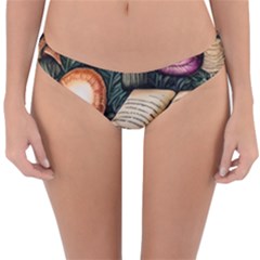 Conjure Mushroom Charm Spell Mojo Reversible Hipster Bikini Bottoms