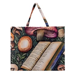 Conjure Mushroom Charm Spell Mojo Zipper Large Tote Bag