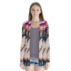 Conjure Mushroom Charm Spell Mojo Drape Collar Cardigan