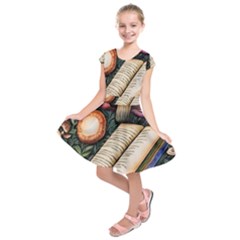 Conjure Mushroom Charm Spell Mojo Kids  Short Sleeve Dress