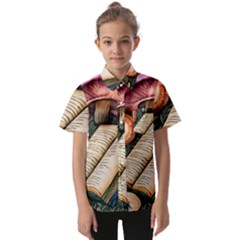 Conjure Mushroom Charm Spell Mojo Kids  Short Sleeve Shirt