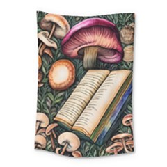 Conjure Mushroom Charm Spell Mojo Small Tapestry by GardenOfOphir