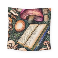 Conjure Mushroom Charm Spell Mojo Square Tapestry (Small)