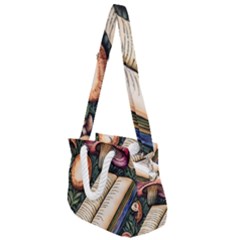 Conjure Mushroom Charm Spell Mojo Rope Handles Shoulder Strap Bag