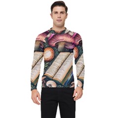 Conjure Mushroom Charm Spell Mojo Men s Long Sleeve Rash Guard