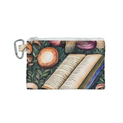 Conjure Mushroom Charm Spell Mojo Canvas Cosmetic Bag (Small)