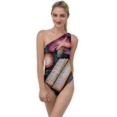 Conjure Mushroom Charm Spell Mojo To One Side Swimsuit