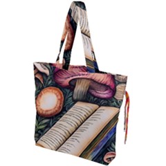 Conjure Mushroom Charm Spell Mojo Drawstring Tote Bag