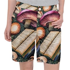 Conjure Mushroom Charm Spell Mojo Pocket Shorts