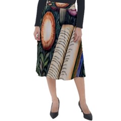 Conjure Mushroom Charm Spell Mojo Classic Velour Midi Skirt 