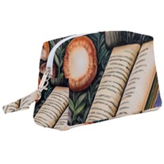 Conjure Mushroom Charm Spell Mojo Wristlet Pouch Bag (Large)