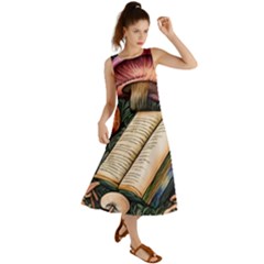 Conjure Mushroom Charm Spell Mojo Summer Maxi Dress