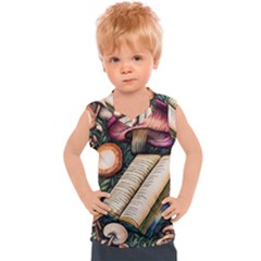 Conjure Mushroom Charm Spell Mojo Kids  Sport Tank Top