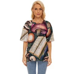 Conjure Mushroom Charm Spell Mojo Oversized Basic Tee