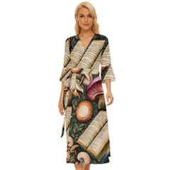 Conjure Mushroom Charm Spell Mojo Midsummer Wrap Dress