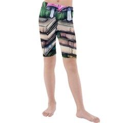 Liberty Cap Magic Mushroom Charm Kids  Mid Length Swim Shorts