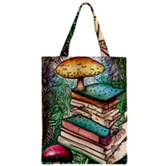 Sacred Mushroom Spell Charm Zipper Classic Tote Bag by GardenOfOphir