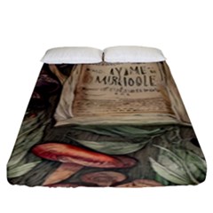 Magic Mushroom Conjure Charm Fitted Sheet (king Size) by GardenOfOphir