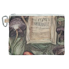 Magic Mushroom Conjure Charm Canvas Cosmetic Bag (xl) by GardenOfOphir