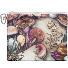 Toadstools And Charms For Necromancy And Conjuration Canvas Cosmetic Bag (xxxl)