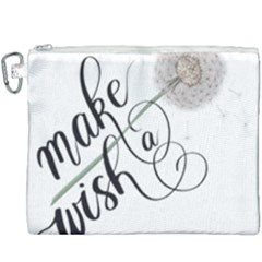 Make A Wish Canvas Cosmetic Bag (xxxl) by digitalparadise