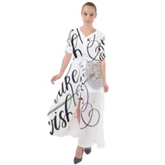 Make A Wish Waist Tie Boho Maxi Dress by digitalparadise