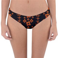 Oil Painted Bloom Brighten Up In The Night Reversible Hipster Bikini Bottoms