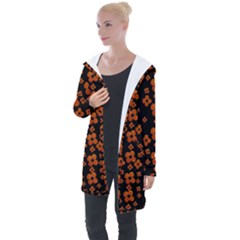 Oil Painted Bloom Brighten Up In The Night Longline Hooded Cardigan