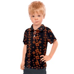 Oil Painted Bloom Brighten Up In The Night Kids  Polo Tee