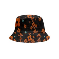 Oil Painted Bloom Brighten Up In The Night Bucket Hat (kids) by pepitasart