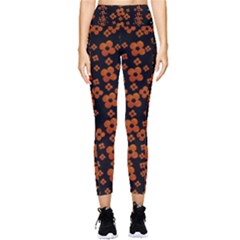 Oil Painted Bloom Brighten Up In The Night Pocket Leggings 